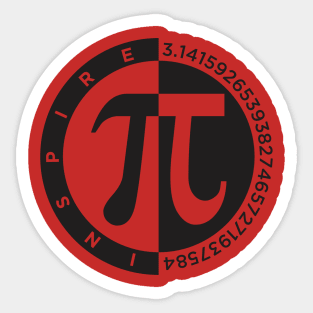 Geeky Pi-Symobol Day March 14th 2017 3.14 Shirt Sticker